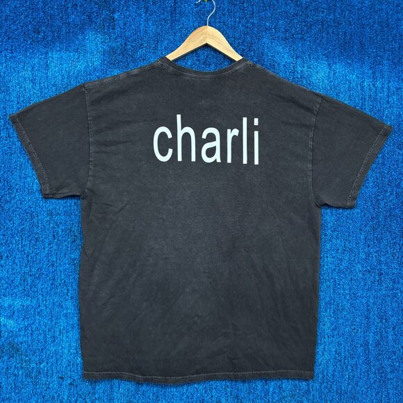 Charli-XCX brat Album Spell Out Electro-Dance Popstar Tee XL - Picture 1 of 4